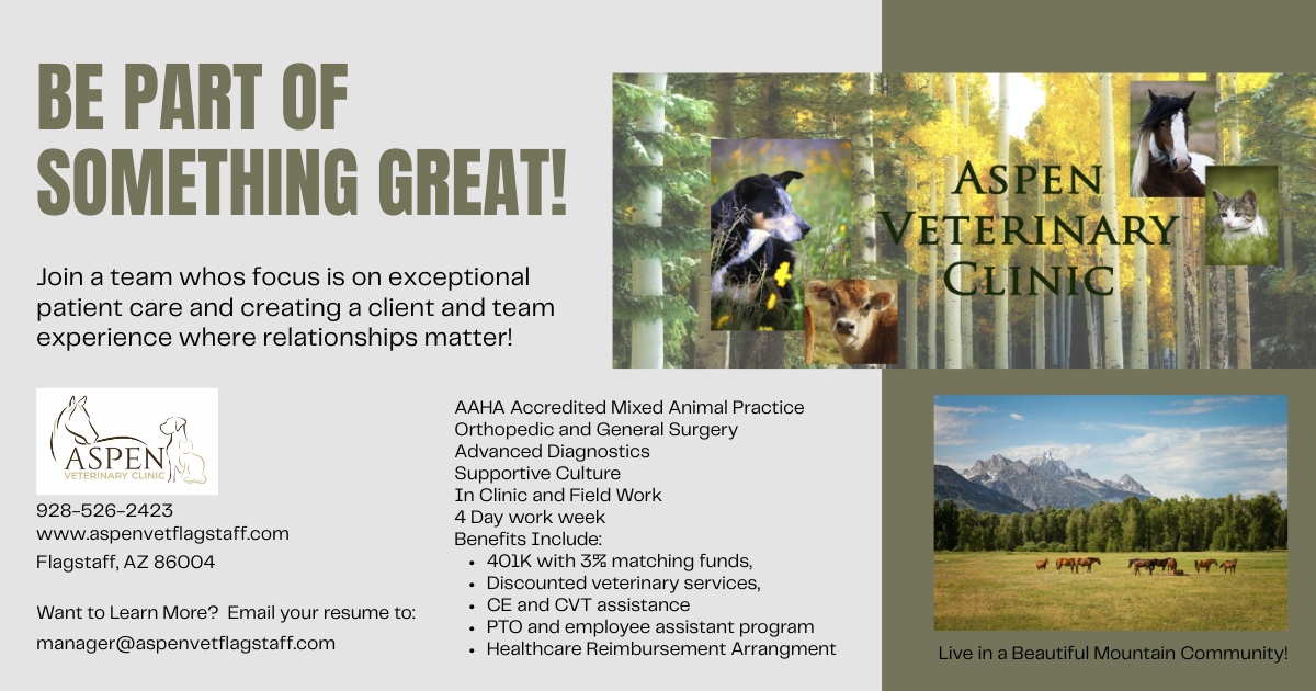 Veterinary Careers in Flagstaff, AZ